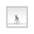 Picture of Singular Deer _GroupedProduct_Square_Mini_ _GroupedProduct_Square_Framed_Matted_