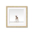 Picture of Singular Deer _GroupedProduct_Square_Mini_ _GroupedProduct_Square_Framed_Matted_