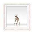 Picture of Singular Deer _GroupedProduct_Square_Mini_ _GroupedProduct_Square_Framed_Matted_