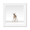 Picture of Singular Deer _GroupedProduct_Square_Mini_ _GroupedProduct_Square_Framed_Matted_