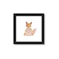 Picture of Baby Floral Fox _GroupedProduct_Square_Mini_ _GroupedProduct_Square_Framed_Matted_