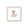 Picture of Baby Floral Fox _GroupedProduct_Square_Mini_ _GroupedProduct_Square_Framed_Matted_