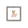 Picture of Baby Floral Fox _GroupedProduct_Square_Mini_ _GroupedProduct_Square_Framed_Matted_