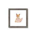 Picture of Baby Floral Fox _GroupedProduct_Square_Mini_ _GroupedProduct_Square_Framed_Matted_