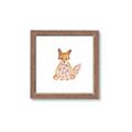 Picture of Baby Floral Fox _GroupedProduct_Square_Mini_ _GroupedProduct_Square_Framed_Matted_