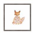 Picture of Baby Floral Fox _GroupedProduct_Square_Mini_ _GroupedProduct_Square_Framed_Matted_