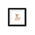 Picture of Baby Floral Fox _GroupedProduct_Square_Mini_ _GroupedProduct_Square_Framed_Matted_