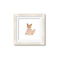 Picture of Baby Floral Fox _GroupedProduct_Square_Mini_ _GroupedProduct_Square_Framed_Matted_