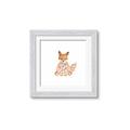 Picture of Baby Floral Fox _GroupedProduct_Square_Mini_ _GroupedProduct_Square_Framed_Matted_