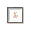 Picture of Baby Floral Fox _GroupedProduct_Square_Mini_ _GroupedProduct_Square_Framed_Matted_