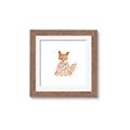 Picture of Baby Floral Fox _GroupedProduct_Square_Mini_ _GroupedProduct_Square_Framed_Matted_