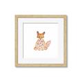 Picture of Baby Floral Fox _GroupedProduct_Square_Mini_ _GroupedProduct_Square_Framed_Matted_