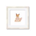 Picture of Baby Floral Fox _GroupedProduct_Square_Mini_ _GroupedProduct_Square_Framed_Matted_