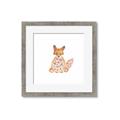 Picture of Baby Floral Fox _GroupedProduct_Square_Mini_ _GroupedProduct_Square_Framed_Matted_