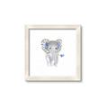 Picture of Baby Floral Elephant _GroupedProduct_Square_Mini_ _GroupedProduct_Square_Framed_Matted_