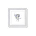 Picture of Baby Floral Elephant _GroupedProduct_Square_Mini_ _GroupedProduct_Square_Framed_Matted_