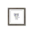 Picture of Baby Floral Elephant _GroupedProduct_Square_Mini_ _GroupedProduct_Square_Framed_Matted_
