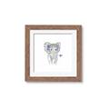 Picture of Baby Floral Elephant _GroupedProduct_Square_Mini_ _GroupedProduct_Square_Framed_Matted_