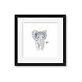 Picture of Baby Floral Elephant _GroupedProduct_Square_Mini_ _GroupedProduct_Square_Framed_Matted_