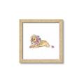 Picture of Baby Floral Lion _GroupedProduct_Square_Mini_ _GroupedProduct_Square_Framed_Matted_