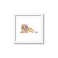Picture of Baby Floral Lion _GroupedProduct_Square_Mini_ _GroupedProduct_Square_Framed_Matted_