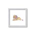 Picture of Baby Floral Lion _GroupedProduct_Square_Mini_ _GroupedProduct_Square_Framed_Matted_
