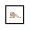 Picture of Baby Floral Lion _GroupedProduct_Square_Mini_ _GroupedProduct_Square_Framed_Matted_