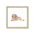 Picture of Baby Floral Lion _GroupedProduct_Square_Mini_ _GroupedProduct_Square_Framed_Matted_