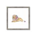 Picture of Baby Floral Lion _GroupedProduct_Square_Mini_ _GroupedProduct_Square_Framed_Matted_