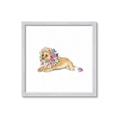 Picture of Baby Floral Lion _GroupedProduct_Square_Mini_ _GroupedProduct_Square_Framed_Matted_