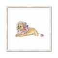 Picture of Baby Floral Lion _GroupedProduct_Square_Mini_ _GroupedProduct_Square_Framed_Matted_