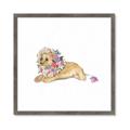 Picture of Baby Floral Lion _GroupedProduct_Square_Mini_ _GroupedProduct_Square_Framed_Matted_