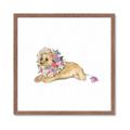 Picture of Baby Floral Lion _GroupedProduct_Square_Mini_ _GroupedProduct_Square_Framed_Matted_