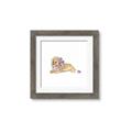 Picture of Baby Floral Lion _GroupedProduct_Square_Mini_ _GroupedProduct_Square_Framed_Matted_