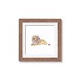 Picture of Baby Floral Lion _GroupedProduct_Square_Mini_ _GroupedProduct_Square_Framed_Matted_