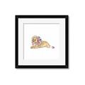 Picture of Baby Floral Lion _GroupedProduct_Square_Mini_ _GroupedProduct_Square_Framed_Matted_
