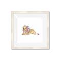 Picture of Baby Floral Lion _GroupedProduct_Square_Mini_ _GroupedProduct_Square_Framed_Matted_