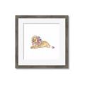 Picture of Baby Floral Lion _GroupedProduct_Square_Mini_ _GroupedProduct_Square_Framed_Matted_