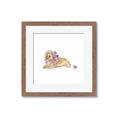Picture of Baby Floral Lion _GroupedProduct_Square_Mini_ _GroupedProduct_Square_Framed_Matted_