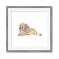 Picture of Baby Floral Lion _GroupedProduct_Square_Mini_ _GroupedProduct_Square_Framed_Matted_