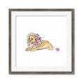 Picture of Baby Floral Lion _GroupedProduct_Square_Mini_ _GroupedProduct_Square_Framed_Matted_