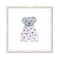 Picture of Baby Floral Koala _GroupedProduct_Square_Mini_ _GroupedProduct_Square_Framed_Matted_