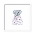 Picture of Baby Floral Koala _GroupedProduct_Square_Mini_ _GroupedProduct_Square_Framed_Matted_