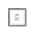 Picture of Baby Floral Koala _GroupedProduct_Square_Mini_ _GroupedProduct_Square_Framed_Matted_