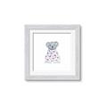 Picture of Baby Floral Koala _GroupedProduct_Square_Mini_ _GroupedProduct_Square_Framed_Matted_