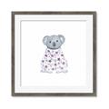 Picture of Baby Floral Koala _GroupedProduct_Square_Mini_ _GroupedProduct_Square_Framed_Matted_