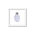 Picture of Baby Floral Penguin _GroupedProduct_Square_Mini_ _GroupedProduct_Square_Framed_Matted_