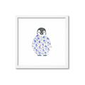 Picture of Baby Floral Penguin _GroupedProduct_Square_Mini_ _GroupedProduct_Square_Framed_Matted_