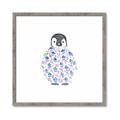 Picture of Baby Floral Penguin _GroupedProduct_Square_Mini_ _GroupedProduct_Square_Framed_Matted_