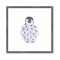 Picture of Baby Floral Penguin _GroupedProduct_Square_Mini_ _GroupedProduct_Square_Framed_Matted_
